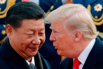 President X Jinping of China and US President Donald Trump